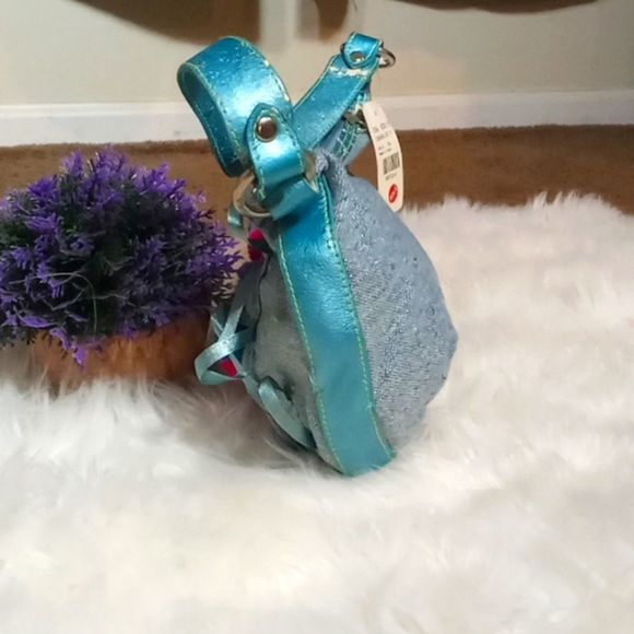 Vintage Retired 90s Claire's/Icing Handbag Patch work Flowers Original Design - Picture 5 of 10